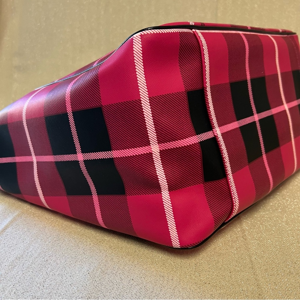 Kate Spade Pink Plaid Tote - Picture 8 of 16